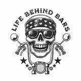 Life Behind Bars Png Skeleton Motorcycle Rider  sketch template