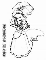 Mario Bros Peach Coloring Pages  Coloring Home sketch template