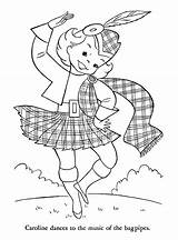 Scotland Kilt Coloringpages Countries Sketch Coloring Page sketch template
