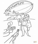 Spirit Of Adventure airship coloring page  Free Printable Coloring Pages sketch template