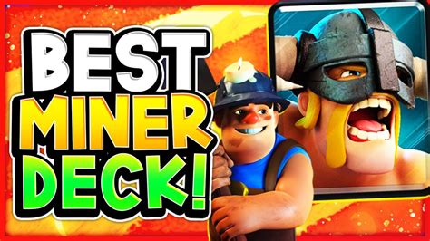 BEST MINER CONTROL DECK RIGHT NOW in CLASH ROYALE! - YouTube