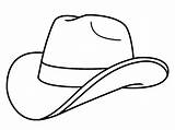 Cowboy Hat Coloring Page sketch template