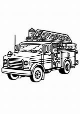 Fire Truck Coloring Page  Ambulance Trucks sketch template
