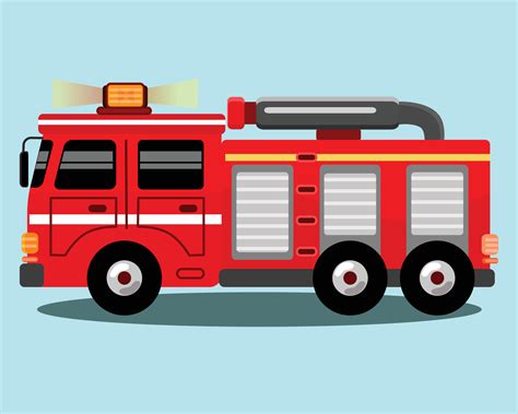fire truck in vector illustration 11182885 Vector Art at Vecteezy
