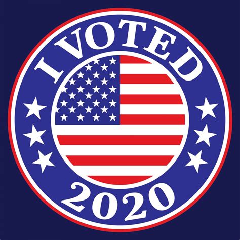 I Voted Sticker 2020 – Noolyo.com