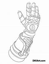 Gauntlets Coloring Pages sketch template