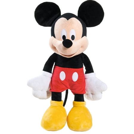 Disney Classic Large Plush Mickey Mouse - Walmart.com