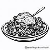 Spaghetti Coloring Pages  Free & Printable sketch template