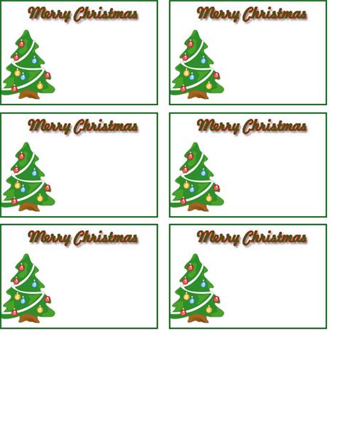 Printable Christmas Name Tags | Christmas name tags, Printable name tags, Christmas printable labels