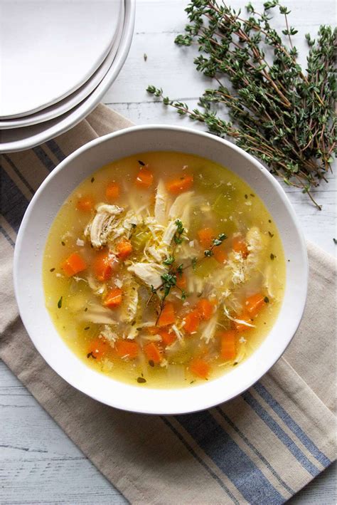 Cozy Thyme Chicken Soup - Kelsey Ale