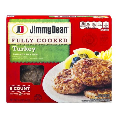 Jimmy Dean Maple Turkey Sausage Patties Nutrition Facts – Nutrition Ftempo