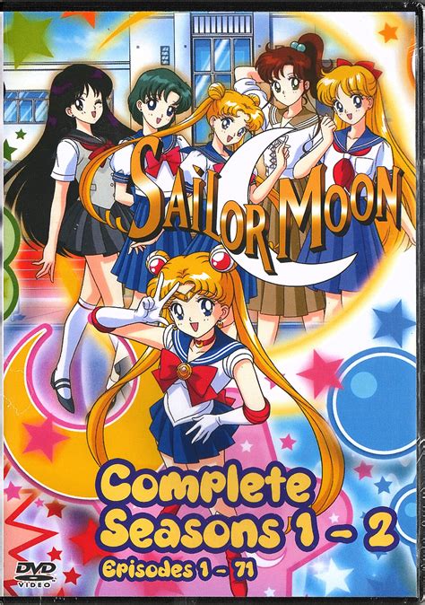 Sailor Moon Complete DIC 90's English Dub 1 - 159 + 3 Movies 4 Seasons ...