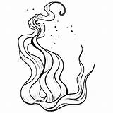 Smoke Coloring Page · Creative Fabrica sketch template