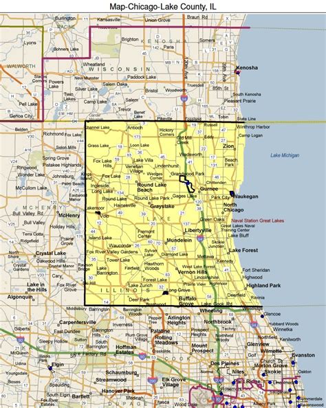 Map Of Lake County Il - Maping Resources