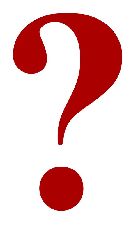 Question Mark Red - ClipArt Best