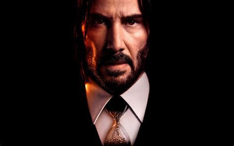 John Wick 4 Wallpaper 4K, Keanu Reeves as John Wick