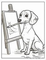 Coloring Pages Of Wiener Dogs – 12 Free Printable Designs For Fun sketch template