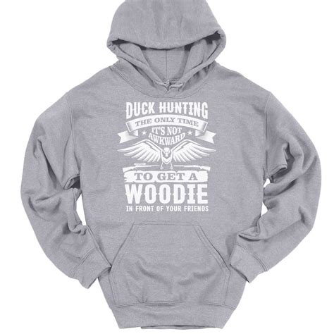 Duck Hunting Woodie Hooded Sweatshirt Hoodie Funny Hunter Outdoors - Etsy