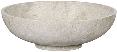 Round Marble Traditional Bowl - Mecox Gardens