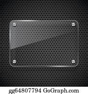 110 Metal Texture With Glass Framework Clip Art | Royalty Free - GoGraph