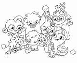 Free Moshi Monsters Coloring Page  Printable Pages For Kids sketch template