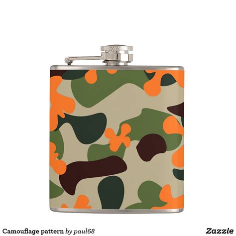 Camouflage pattern flask | Flask, Flask design, Camouflage pattern