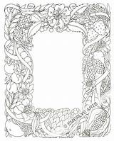 Border Coloring Pages Printable sketch template