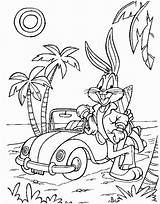Looney Tunes Coloring Pages Bugs Bunny sketch template
