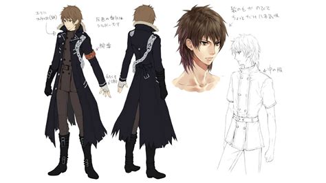 Anime Boy Character Design Sheet