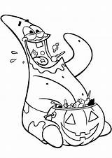 20  Spongebob Halloween Coloring Pages sketch template