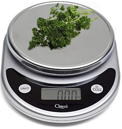 Ozeri Pronto Kitchen and Food Scale: Measures Quickly & Accurately