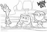 Disney Inside Out Fear Coloring Pages Free Printable sketch template