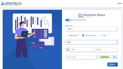 How to check IPO Allotment Status in KFintech IPO Application?