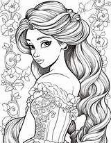 Free Coloring Pages Unleash Your Inner Artist With Princesses sketch template