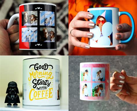 Personalized Ceramic Photo Mug. Cup With Your Photos. Custom Design ...