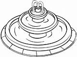 Fountain Free Printable  Coloring Pages sketch template