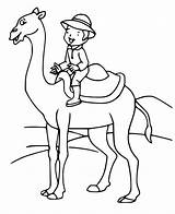 A Boy Is Riding Camel coloring Page  Download Print Or Color Online sketch template