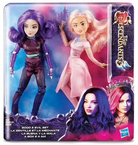 Disney Descendants 3 Good Evil Mal Audrey 11 Doll 2-Pack Hasbro Toys ...