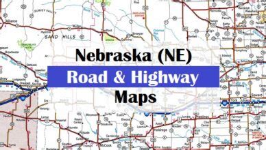 nebraska state highway map