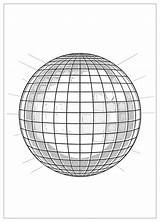 Disco Ball Coloring Pages  Shine Bright With These Geometric Patterns sketch template