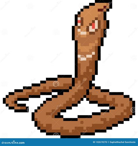 Vector Pixel Art Snake | CartoonDealer.com #132619270