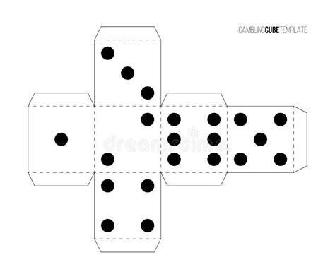 classic printable paper dice template free printable papercraft ...