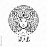 Astrology Zodiac Sign Coloring Pages sketch template