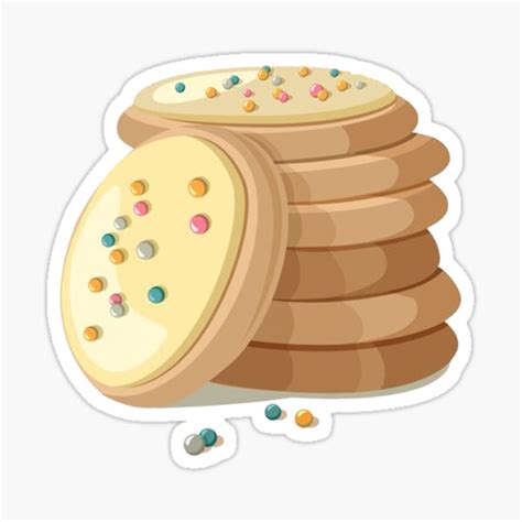 "sugar cookies" Sticker for Sale by sohelsayyad | Redbubble