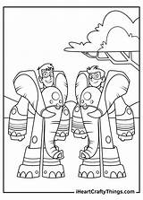 Printable Wild Kratts Coloring Pages Updated 2021 sketch template