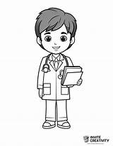 Doctor Coloring Pages Free Printable PDFs  Invite Creativity sketch template