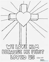 Jesus On The Cross Coloring Page At GetColoringscom  Free Printable sketch template