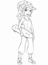 Coloring Pages Lego Elves sketch template
