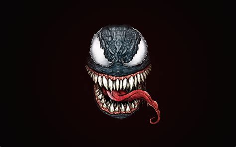 1680x1050 Venom Face Minimal Art 5k Wallpaper,1680x1050 Resolution HD ...