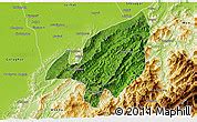 Satellite 3D Map of Mokokchung